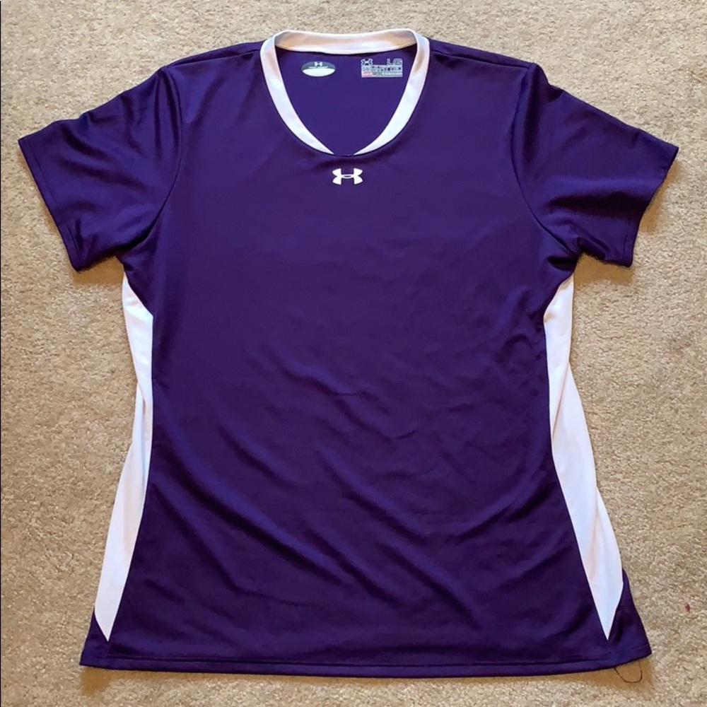 Under Armour Semi-Fitted Heat Gear T-Shirt Size L